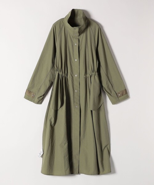 セール】quaranciel:〈洗濯機可能〉ライト スタンドカラー ナイロン