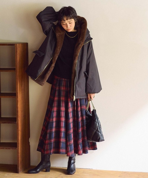 セール】取り外しファー中綿フードコート（その他アウター）｜Gready