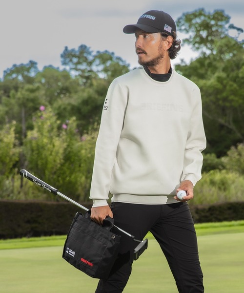 ブリーフィングゴルフ ニット 白 S〜M相当 セーター ホワイト ゴルフ