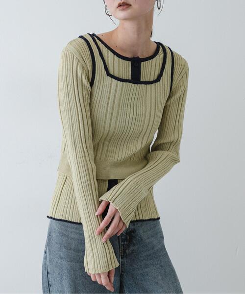 セール】『洗濯可』2WAYニットアンサンブル（ニット/セーター）｜SENSE