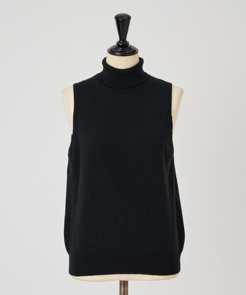 セール】《CORDERA》タートルネックノースリーブニット（ニット