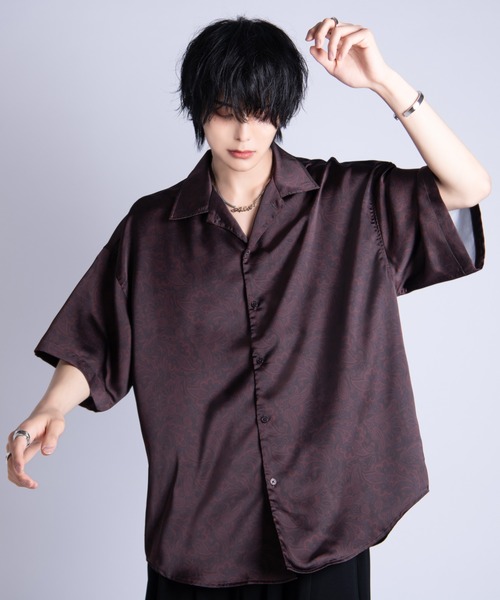 ADRER（アドラー）の「【ADRER】 extra quality polysatin open collar