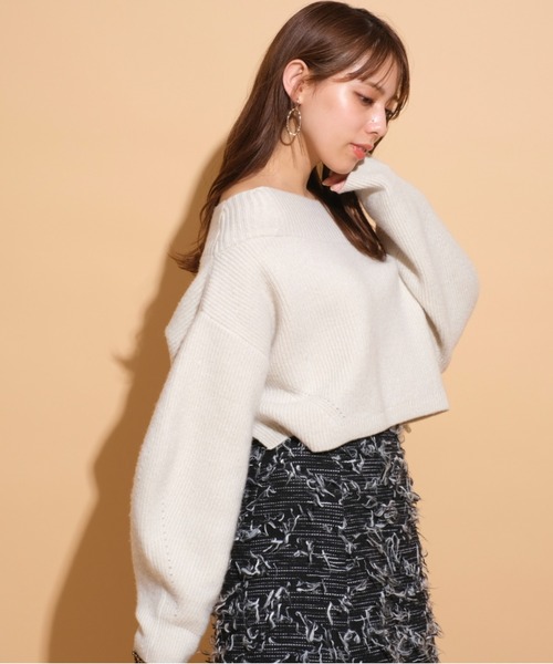 Mystrada（マイストラーダ）の「アクアラメオフショルニット（ニット