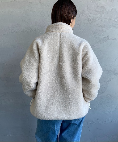 DANTON/ダントン] スタンドネック インサレーションボアフリース