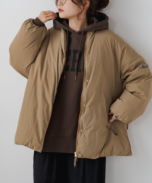 フレンチダックダウンサイドジップジャケット（ダウンジャケット