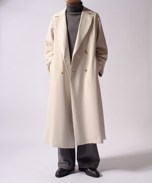セール】BASIC ロングトレンチコート（トレンチコート）｜Lui's
