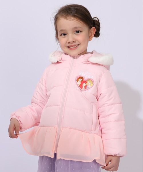 セール】ディズニー プリンセス / フリル中綿アウター 1100K（ダウン