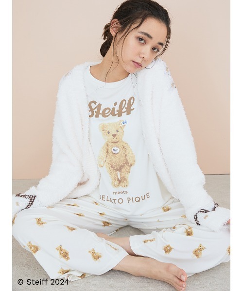 gelato pique（ジェラートピケ）の「【Steiff】James柄ロングパンツ