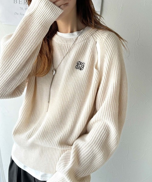 セール】【mily bilet】ヘルシーな肌見せで抜け感をプラス。肩スリット