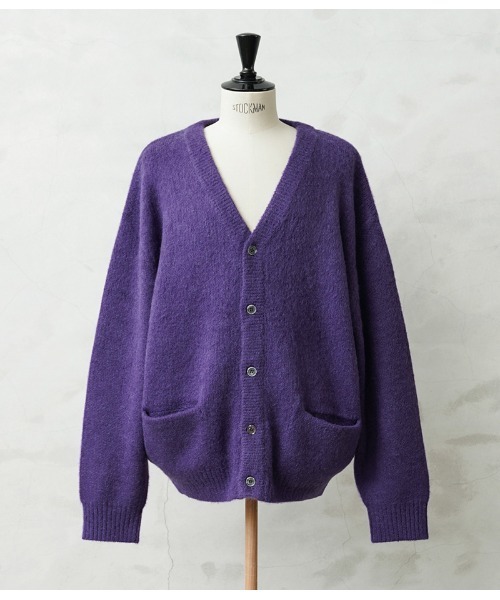 WAIPER.inc（ワイパーインク）の「モヘアニット カーディガン SOLID
