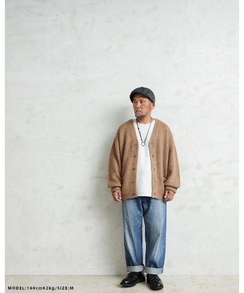 WAIPER.inc（ワイパーインク）の「モヘアニット カーディガン SOLID