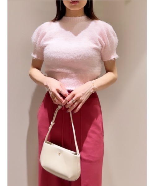 SNIDEL（スナイデル）の「ファーライクニットプルオーバー（ニット