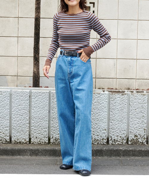 追加5 ULTデニムハイライズルーズ5PKT（デニムパンツ）｜OUTDOOR