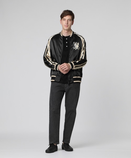 SKOOKUM × PsychoBunny バニーロゴ スカジャン（スカジャン）｜Psycho