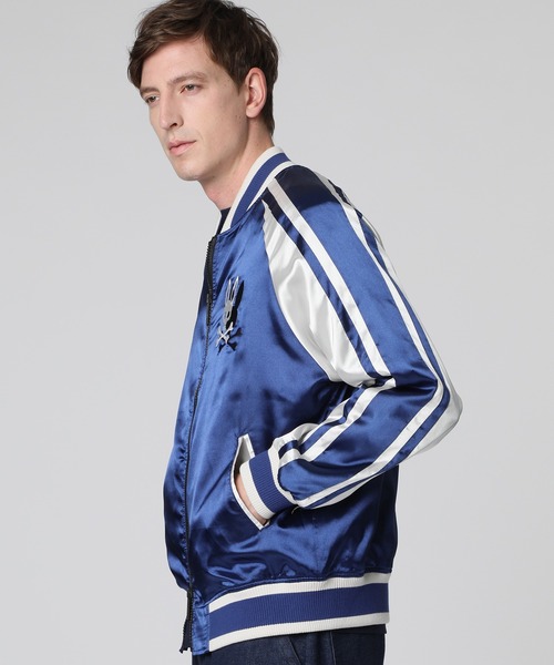 SKOOKUM × PsychoBunny バニーロゴ スカジャン（スカジャン）｜Psycho