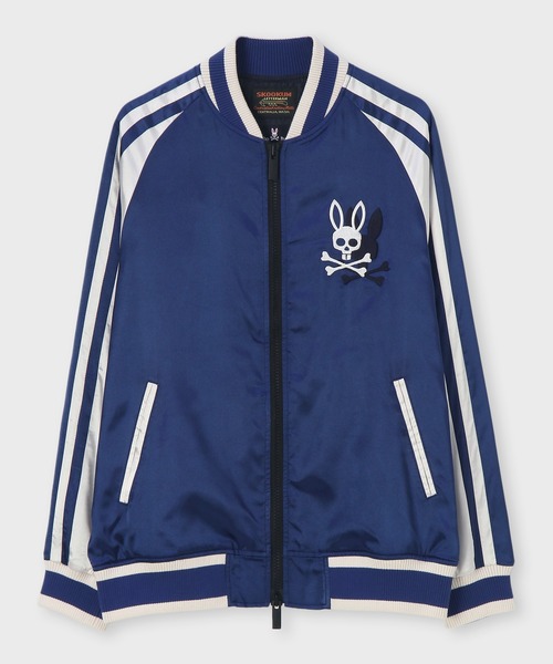 SKOOKUM × PsychoBunny バニーロゴ スカジャン（スカジャン）｜Psycho