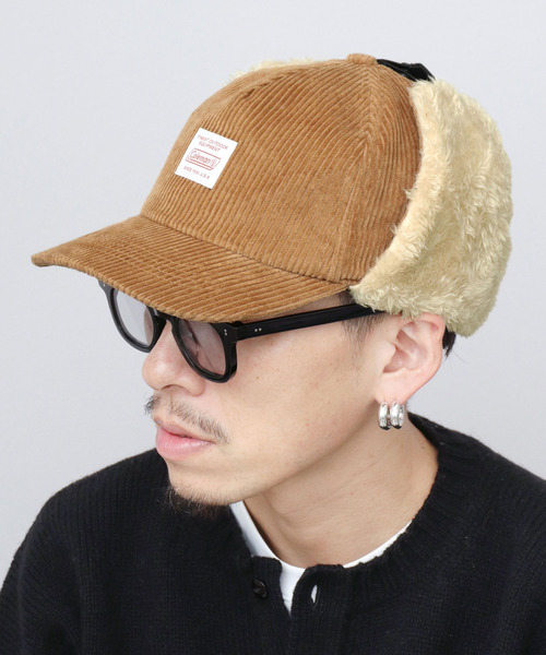 イヤーフラップ付き コーデュロイ フライトキャップ（キャップ