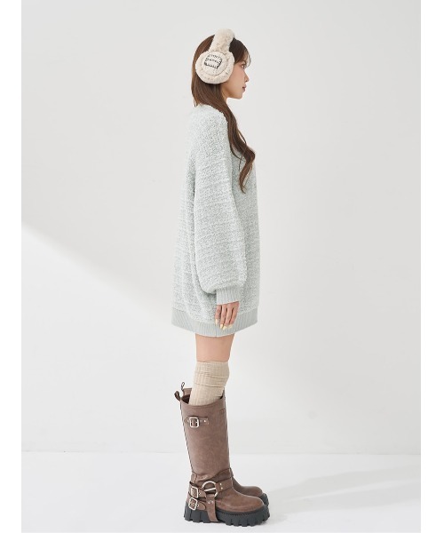 DDロゴツイードニットプルオーバー（ニット/セーター）｜Darich