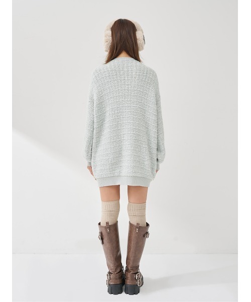 DDロゴツイードニットプルオーバー（ニット/セーター）｜Darich