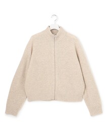 ジップアップ」に該当するメンズのニット/セーター（ベージュ系