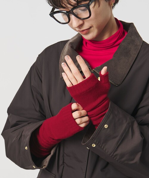 セール】【別注】＜Johnstons of Elgin＞カシミヤ ロング フィンガー