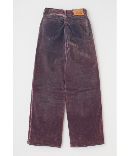 MOUSSY（マウジー）の「VELVET DENIM BAGGY（デニムパンツ）」 - WEAR