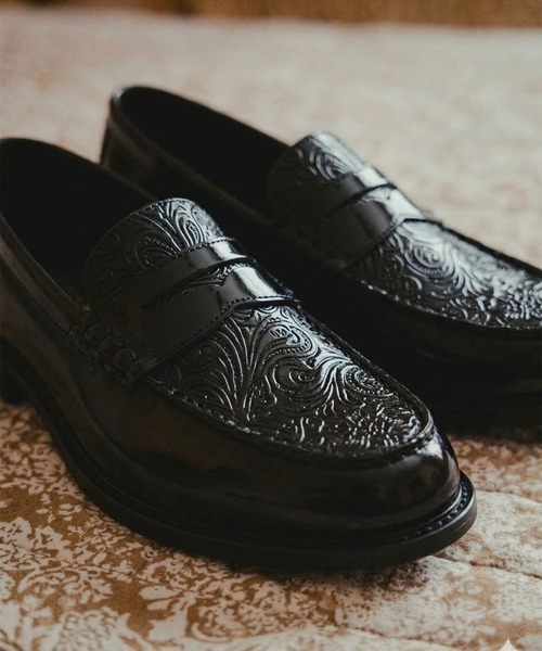 レザー コイン ローファー / 牛革 / London Shoe Make Oxford and