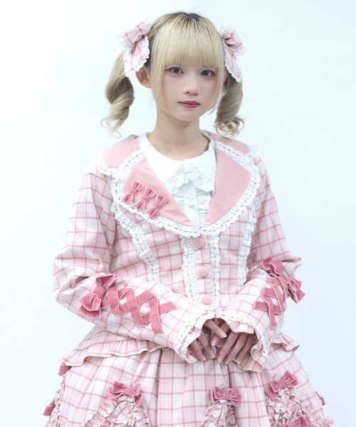 Chalmiere（シャルミエール）の「タータンチェックジャケット