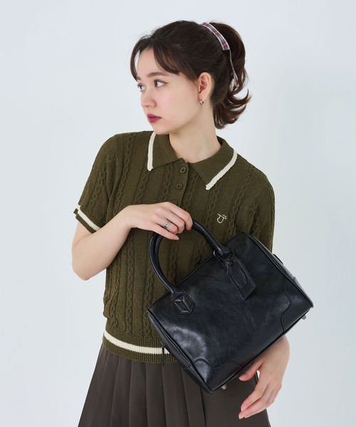 TINA：JOJUN（ティーナジョジュン）の「ミニ ボストンバッグ TINA