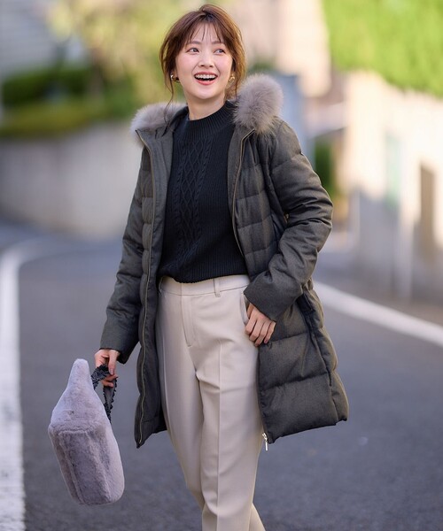 ANY SIS（エニィスィス）の「【洗える】リッチファーフードロング