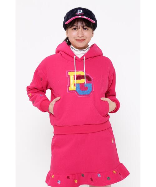 PEARLY GATES（パーリーゲイツ）の「タンデム裏毛ロゴジャガード