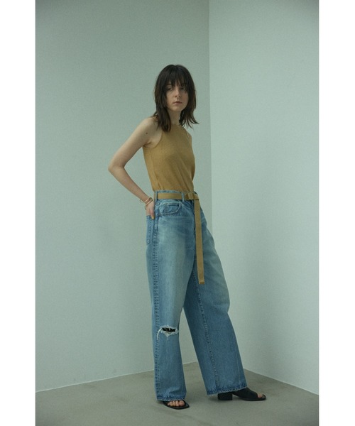 BLACK BY MOUSSY（ブラックバイマウジー）の「loose straight crash