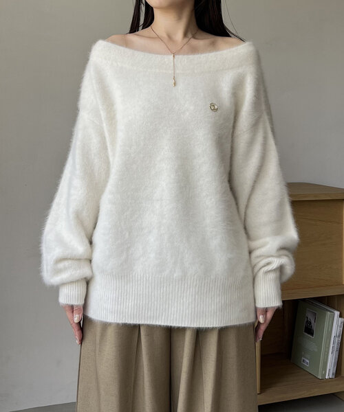 CAPRICIEUX LE'MAGE（カプリシューレマージュ）の「【C.L】FOXカシミア