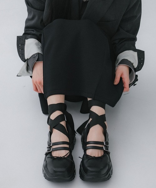 AKIKOAOKI/(アキコアオキ)】《STUDIOUS別注》Giselle/ローファー