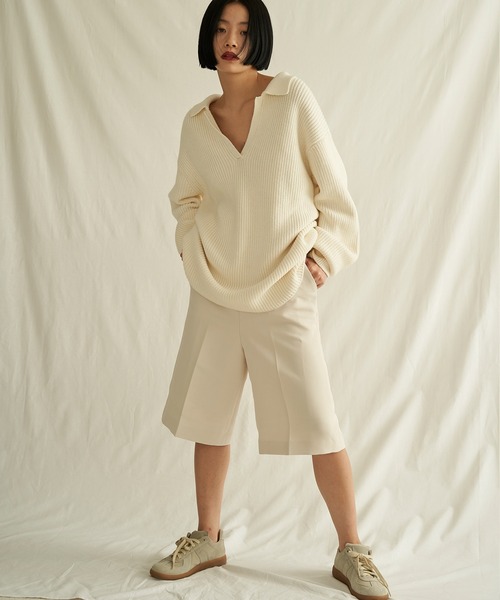 ENOF（イナフ）の「cropped knit（ニット/セーター）」 - WEAR
