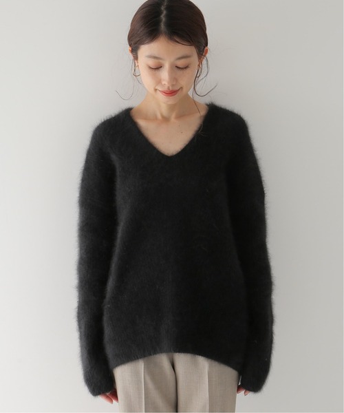 plage（プラージュ）の「FurアゼVネックプルオーバー◇（ニット