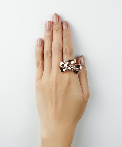 ビッグリボンリング/レディース/バレエコア（リング）｜LOVE BY e.m.