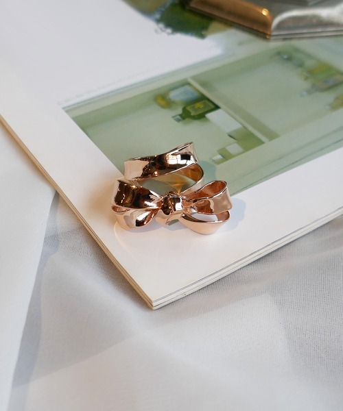 ビッグリボンリング/レディース/バレエコア（リング）｜LOVE BY e.m.