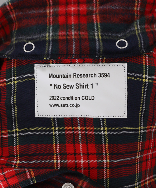 セール】【MOUNTAIN RESEARCH/マウンテンリサーチ】No Sew Shirt 2