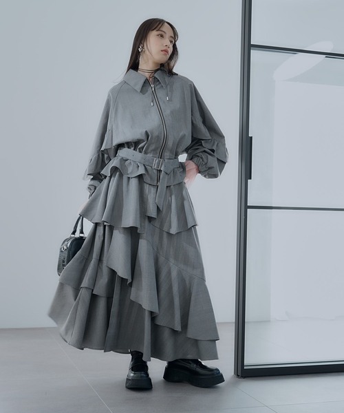 フリルレーススリットスカート(HARE)（スカート）｜HARE（ハレ）の