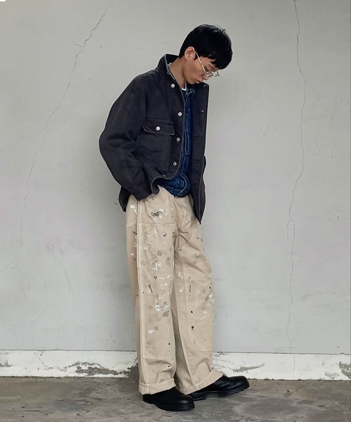 ATELLIER WELLS BY JOHNBULL】カツラギオーバーダイカバーオール