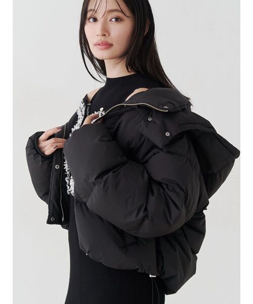 セール】2WAYフード付アライドショートダウン（ダウンジャケット