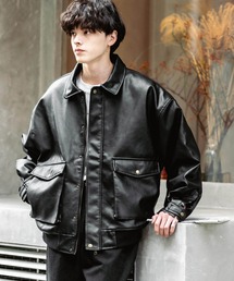 メンズのライダースジャケット（ブラック/黒色系）ファッション通販