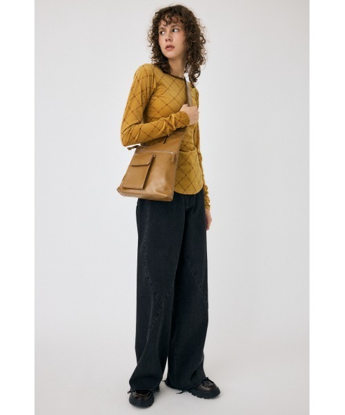 MOUSSY（マウジー）の「【セットアップ対応】CURVED LINE PANEL BAGGY