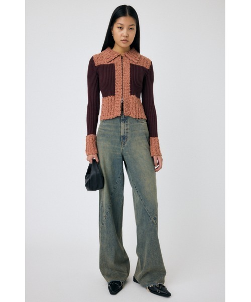 MOUSSY（マウジー）の「【セットアップ対応】CURVED LINE PANEL BAGGY