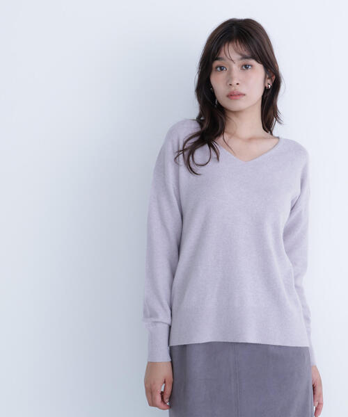 セール】◇FOX混ジェントリーシリーズ Vネックニット（ニット/セーター