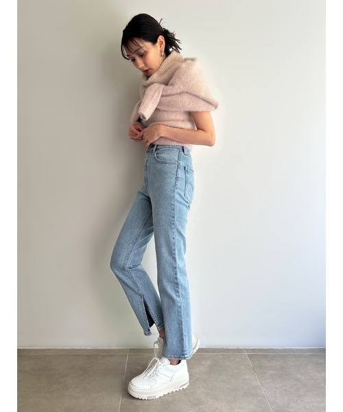 SNIDEL（スナイデル）の「フォックスファーノースリタートルプル