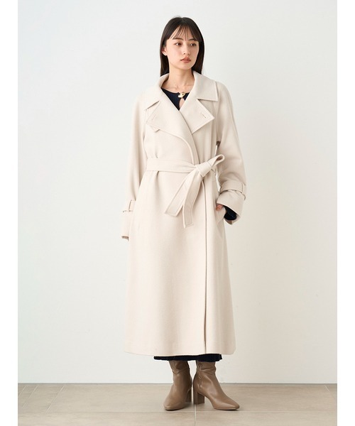 SNIDEL（スナイデル）の「ウールカシミヤスタンドカラーコート（その他