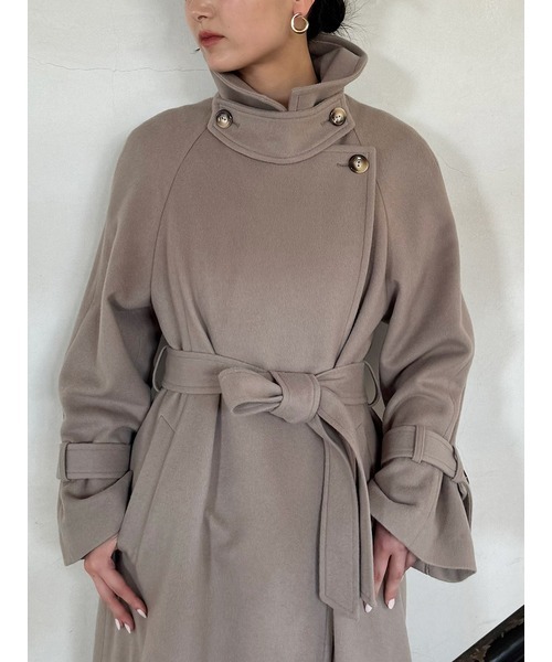 SNIDEL（スナイデル）の「ウールカシミヤスタンドカラーコート（その他