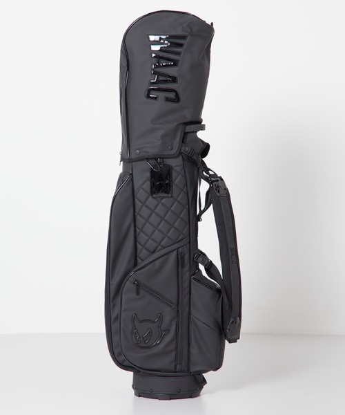 WAAC（ワック）の「《WAAC》マットレザー キャディバッグ（ゴルフ